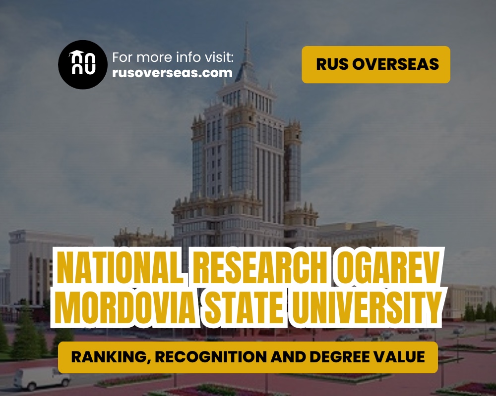 National Research Ogarev Mordovia State University. Ranking, recognition and degree value